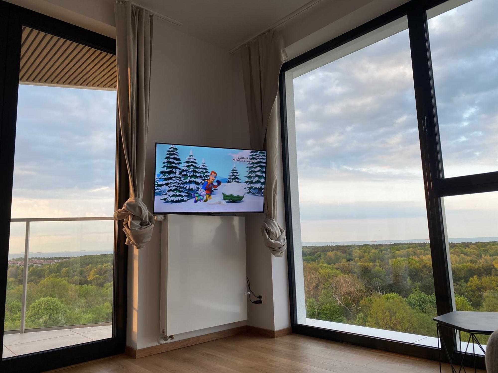 Apartament Mieszkanie Z Widokiem Na Morze Trojmiasto - Plaza - Klima - Sauna I Silownia - Parking *